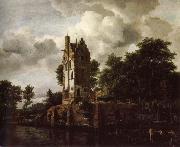 Reconstruction of the ruins of the Manor Kostverloren, Jacob van Ruisdael